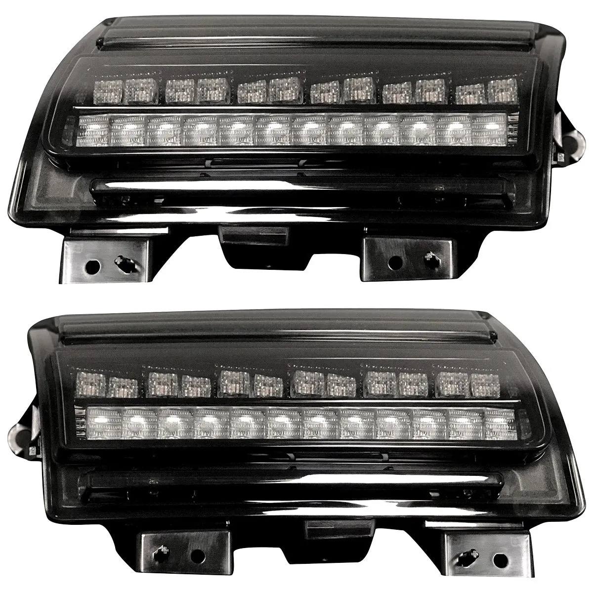 Jeep Wrangler JL 18-25 Ultra Bright White DRL Oled Amber Scanning Switchback Turn Signals Fender Lights (Replaces OEM Halogen) - Multiple Lens product image