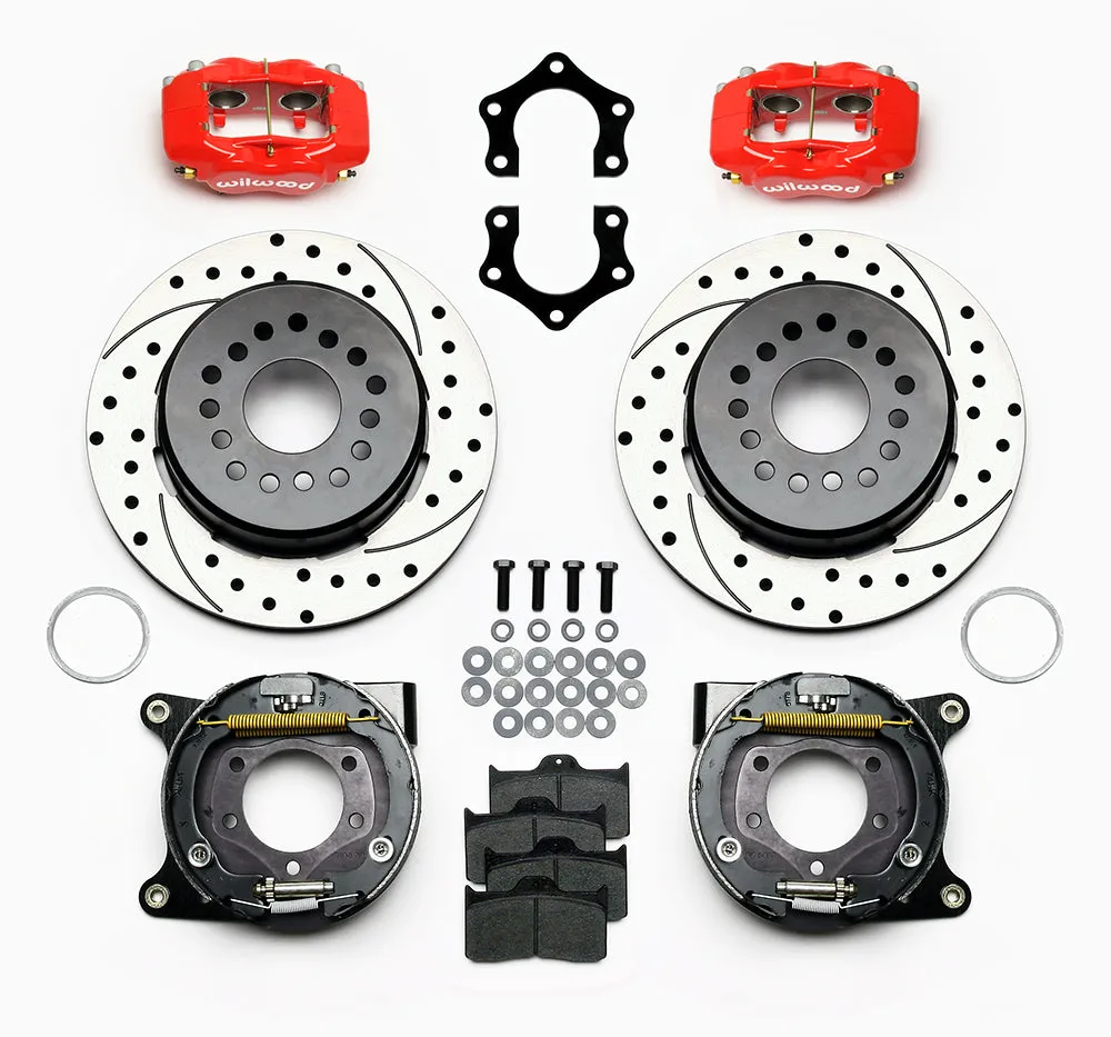 Wilwood FDLI PS Park Brake Kit Red MoparDana 2.50in Off wSnap Ring Brng product image