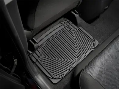 Weathertech 1997 - 1999.5 Acura CL Black Rear Rubber Mats / 1999 - 2007 Classic Chevrolet Silverado Extended Cab Black Rear Rubber Mats No fit: 2007 new body style / 1982 - 1994 Chevrolet Cavalier Coupe/Z-24 Black Rear Rubber Mats