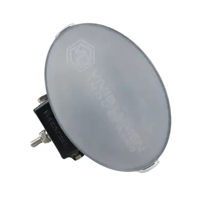 Vivid Lumen Industries Arctic Northern Light 7 Inch x 5 Inch Oval Cover White Vivid Lumen