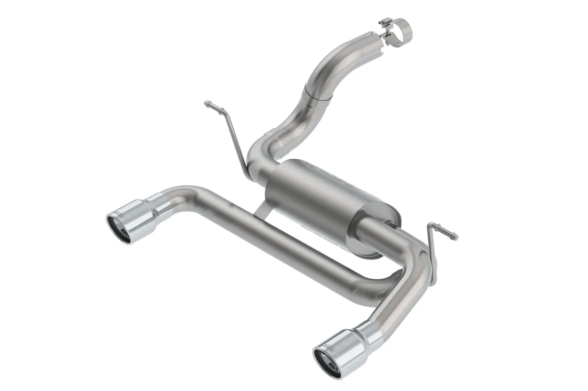 Borla Wran Jljlu Ft18-Ft19 2.0l Turbo Atmt 2+4wd 24dr s rd rl AC sr S-Type 2.75in 2.5in Tip 3.5in rd x 6in