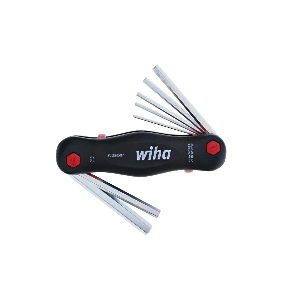 7 Piece PocketStar Fold-Out Hex Key Set - Metric product image