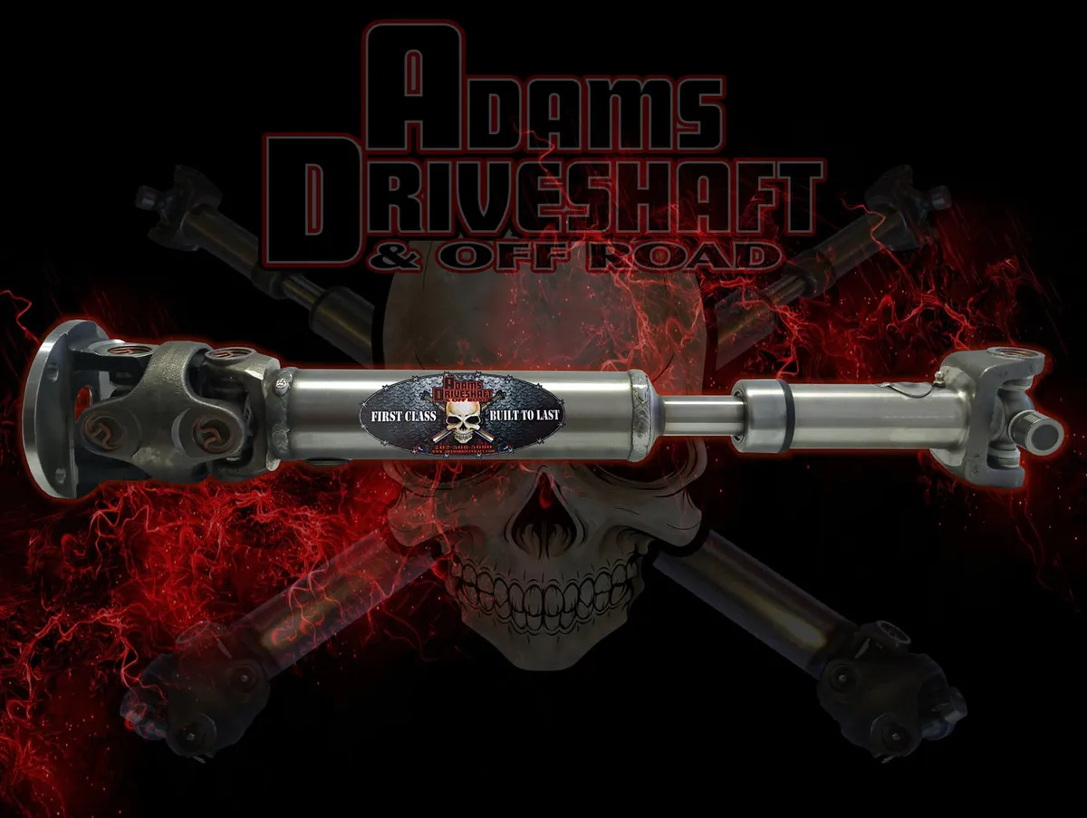 Adams Driveshaft LJ Rubicon Rear 1310 CV Driveshaft With 1330 Rear Pinion Extreme Duty Series product image