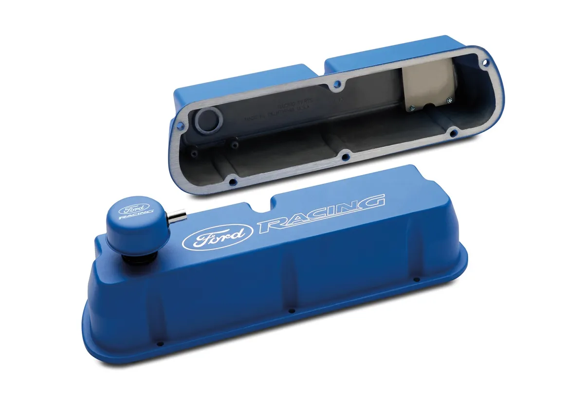 Ford Performance - Blue Satin Valve Covers - M-6582-LE302BL product image