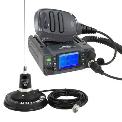 Rugged Radios Rugged Radios Radio Kit - GMR25 Waterproof GMRS Band Mobile Radio w/ Antenna - 25 Watt
