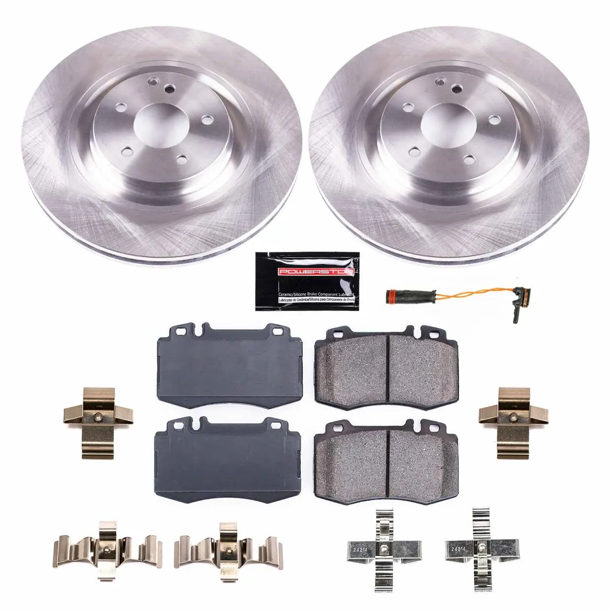 Z17 Direct Replacement Kit: Rotors; Ceramic Pads W/Hardware; Pad Sensors product image