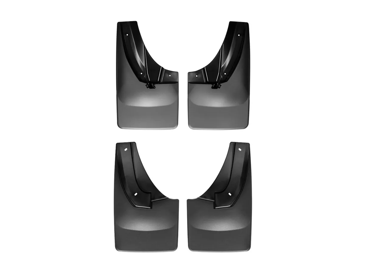 Black No Drill Mudflaps Dodge Ram 2500/3500 2014 - 2015 Fits vehicles with no fender flares/fender lip molding product image