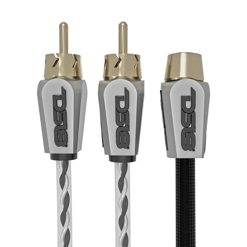 Level 3 Rca 100% Copper Ofc y Connector 2 Female to 1 Male - Black - Red product image