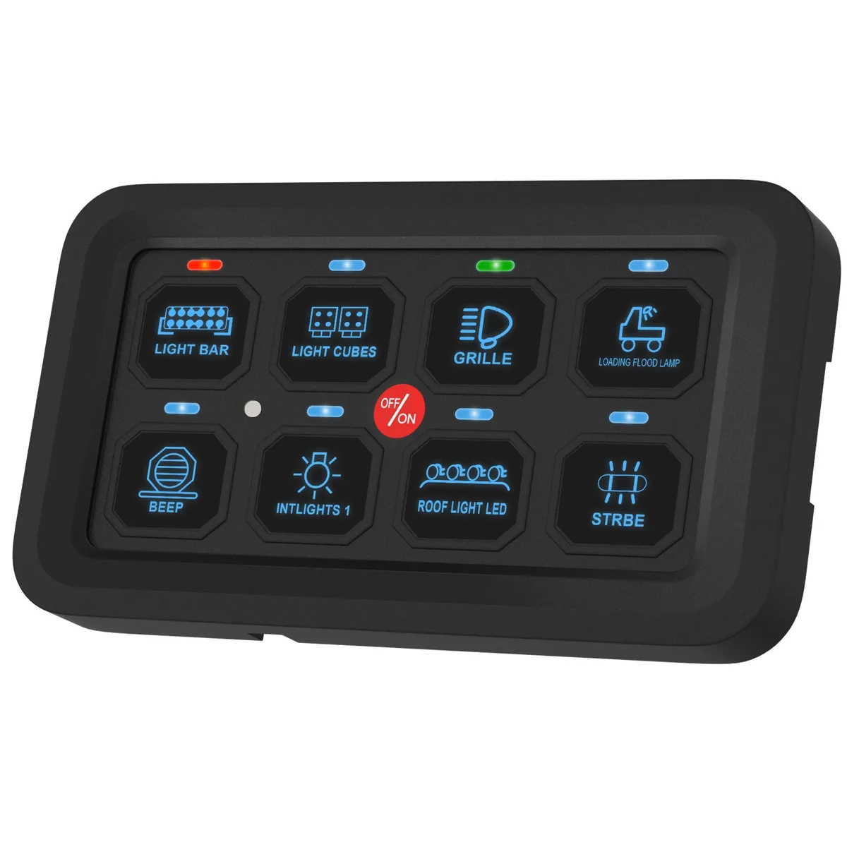 8-Gang Switch Panel with Under Hood Control Unit Bulldog Winch product image