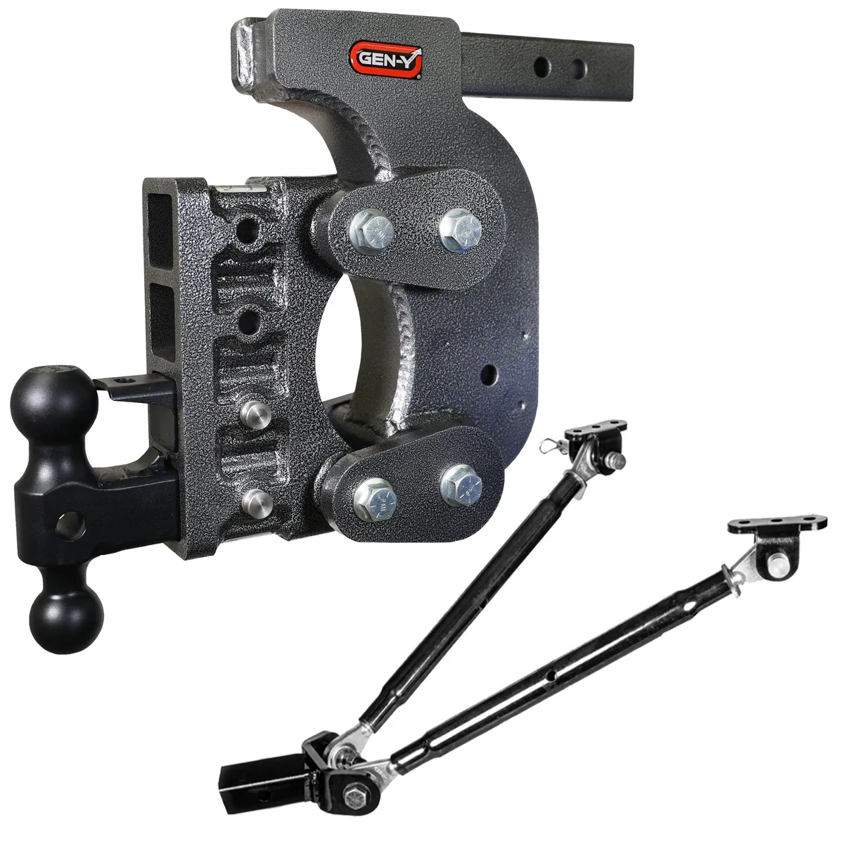 The BOSS TORSION-FLEX 25in Shank 75in Drop 17K TW 16K Hitch and GH-051 Versa-Ball and GH-032 Pintle Lock product image