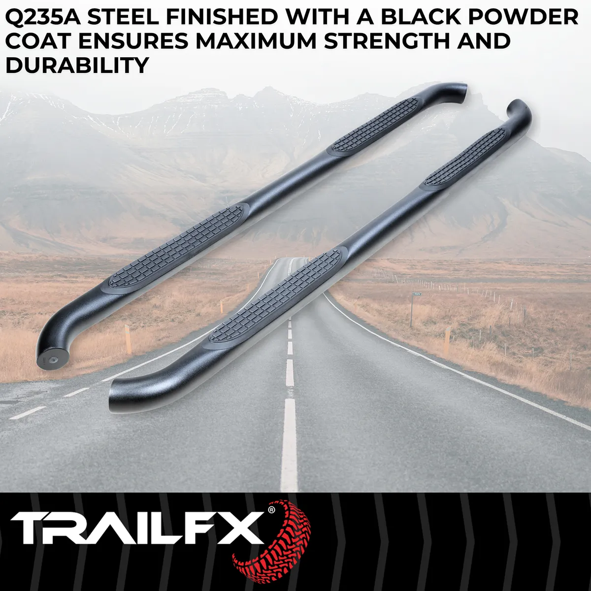 3' Round Nerf Bar Landcruiser product image