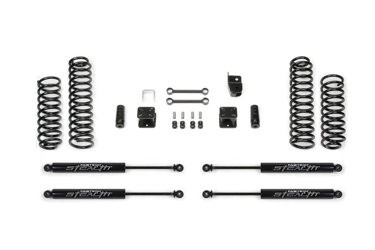 Budget Lift System w/Shock; 3 in. Lift; w/Stealth Monotube Shocks; product image