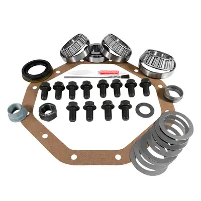 Yukon Gear And Axle USA Standard Master Overhaul kits let you finish your install with confidence. This kit uses Koyo bearings and races. Included are carrier bearings and races