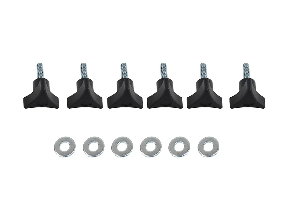 Jeep TJ Unlimited LJ Hardtop Screws 04-06 Wrangler TJ Unlimited Textured Black Kentrol product image