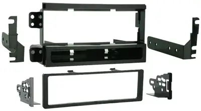 Metra Electronics TURBOKits; Radio Installation Kit; Incl. Instructions/Hardware/Storage Pocket w/Built-In Radio Supports/Snap-In ISO Mount System w/Custom Trim Ring; High-Grade ABS Plastic;