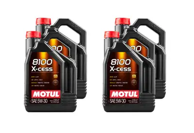 Motul 8100 X-Cess 5w30 Oil Case 4 x 5 Liter