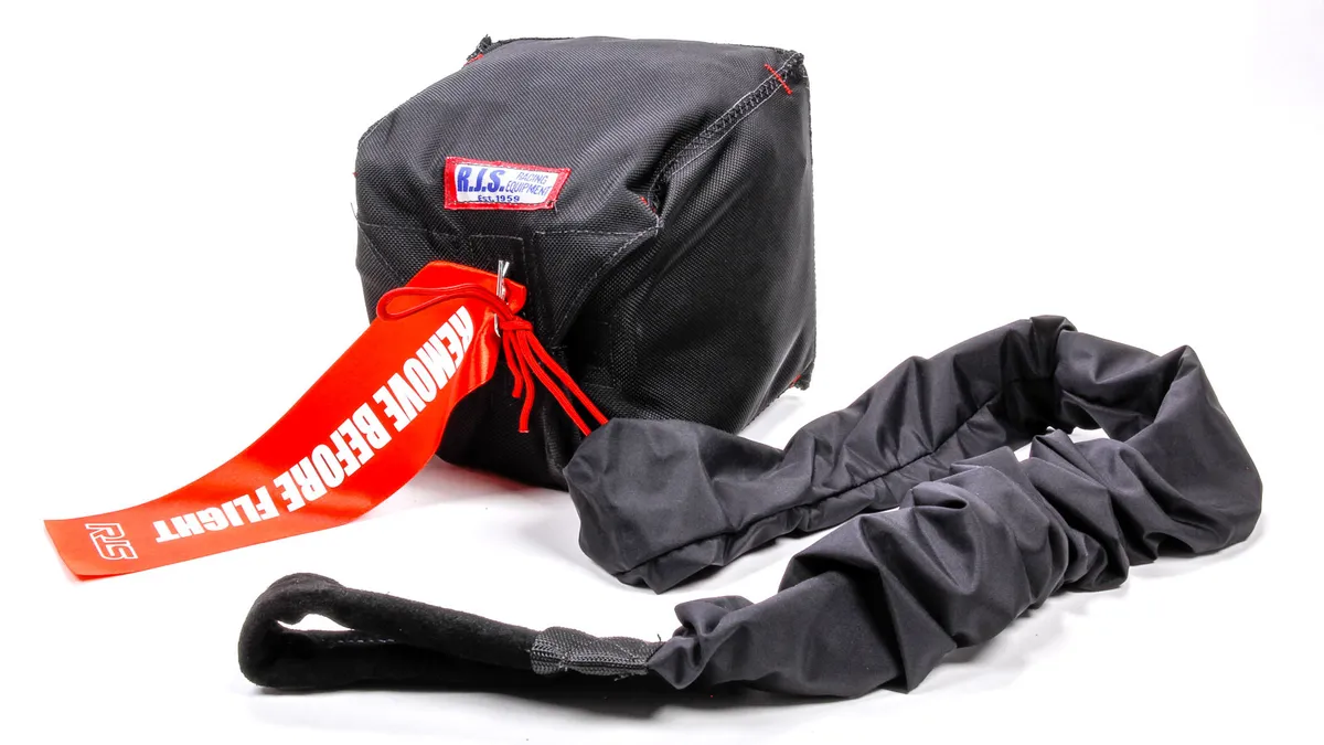 RJS Qualifier Chute W/ Nylon Bag and Pilot Black