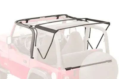 MasterTop Jeep Full Hardware Top No Doorskins Tinted Glass For 97-06 Jeep Wrangler Spice Diamond MasterTop
