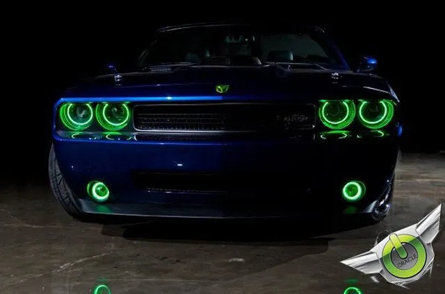ORACLE Lighting 2008-2014 Dodge Challenger LED Headlight Halo Kit - Standard Mount product image