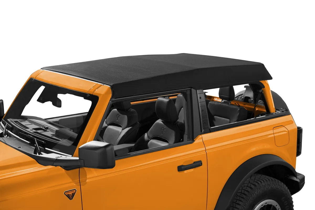 Bestop Trektop Slantback Soft Top - Black Twill - Bronco 2dr 2021+ product image