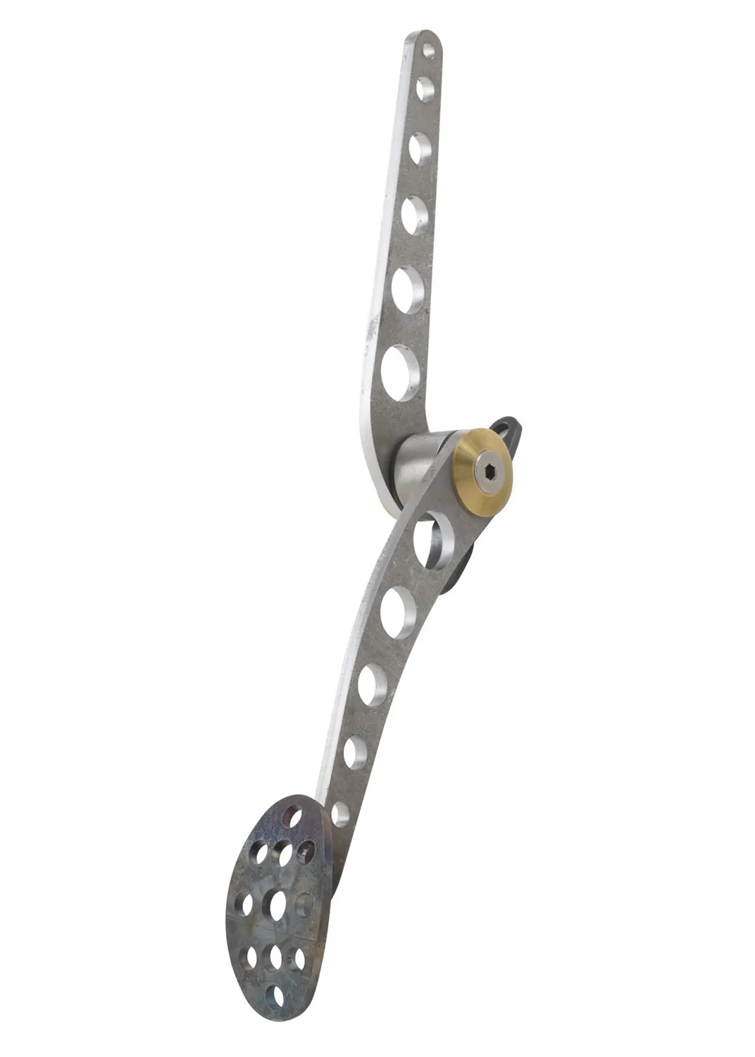 Throttle Pedal Assembly; Lakester; Curved; Raw Finish; product image