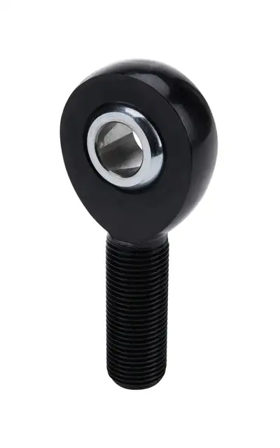 Allstar Performance Alum Rod End RH Male Black 1/2ID x 5/8Thread