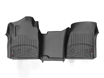 Weathertech BlackFrontFloorLinerVinylFloorsGMCSierraSierraDenali250035002015RegularCabVinlylFloorsvehiclesnotequippedwiththeFloor-mountedshifter