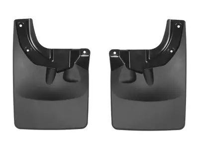 Weathertech Black No Drill MudFlaps Toyota Tacoma 2016 + Works with SR model and SR5 model with no appearance package