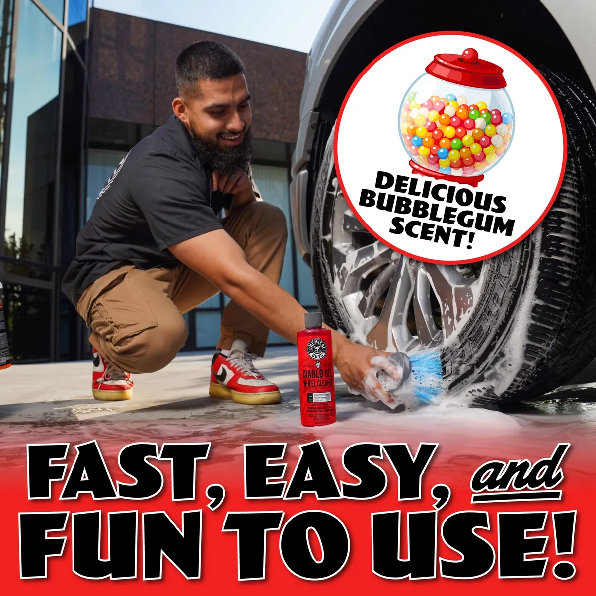 Diablo Gel Wheel & Rim Cleaner Concentrated Suspension Rim & Wheel Cleaner (1 Gal) product image