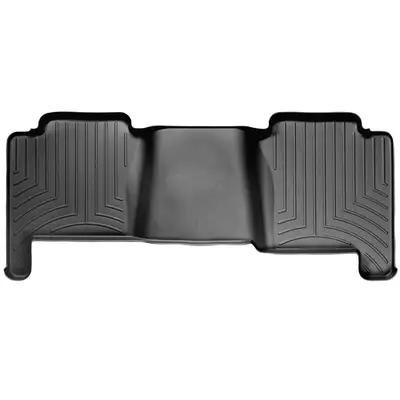 Weathertech Black Rear FloorLiner GMC SierraSierra Denali 1500 Bench seats 1st row no rear carpeted storage