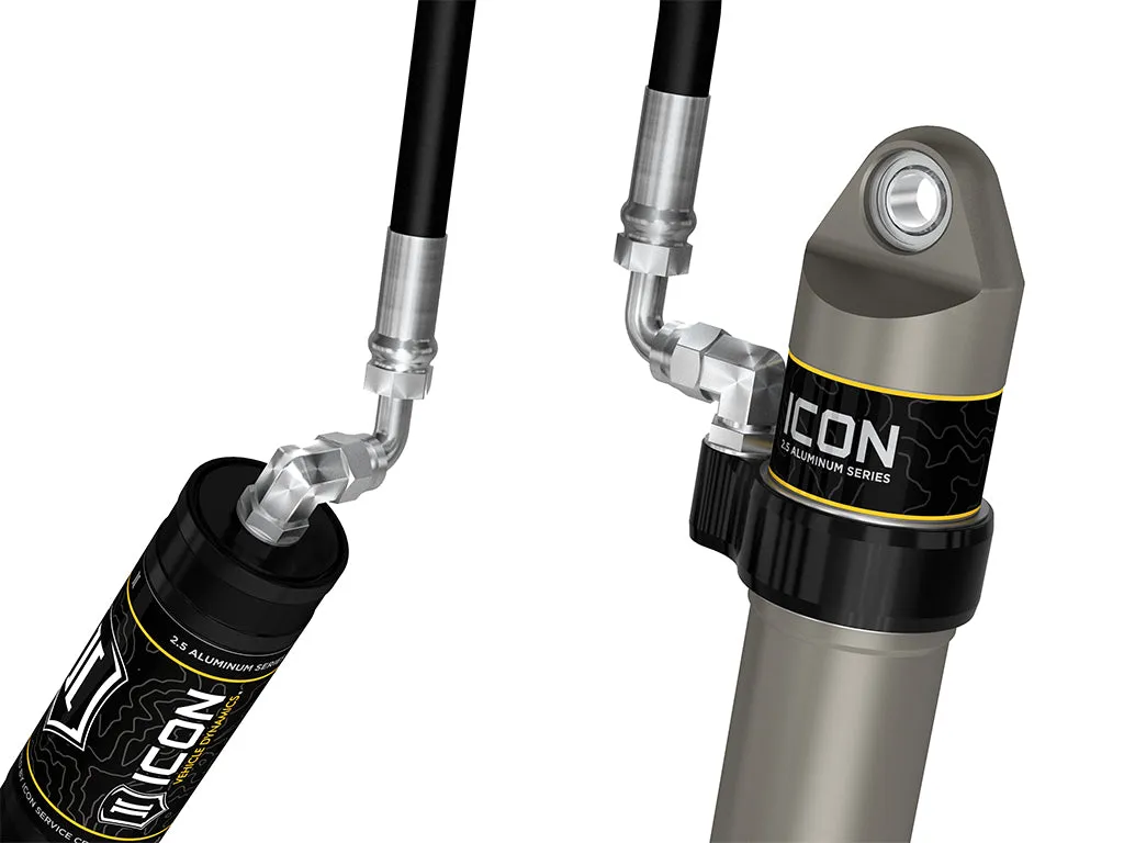 ICON 2005-2023 Toyota Tacoma/2003-2024 4Runner/2007-2014 FJ Cruiser/2003-2009 Lexus GX470, Front, V.S. 2.5 Aluminum Series Shock Absorbers, S2 Secondary Shocks, Remote Reservoir, Pair product image