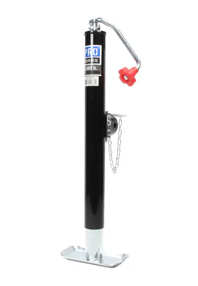 Draw-Tite Trailer Jack Swivel Mount Top Wind 10in Clearance; 5000 Lbs Lift