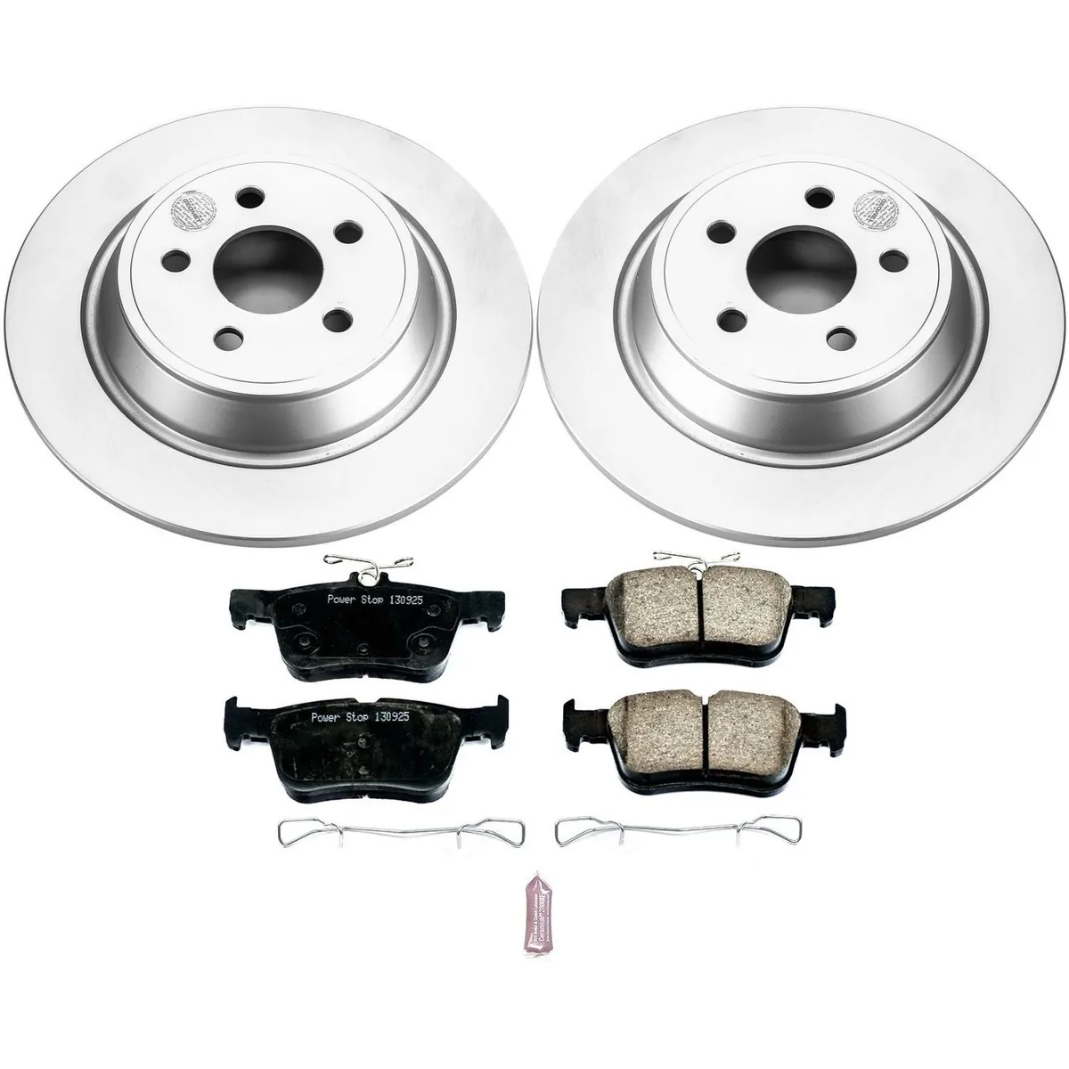 Z17 Geomet Coated Rotor Kit: Genuine Geomet Fully Coated Rotors; Ceramic Pads W/Hardware product image