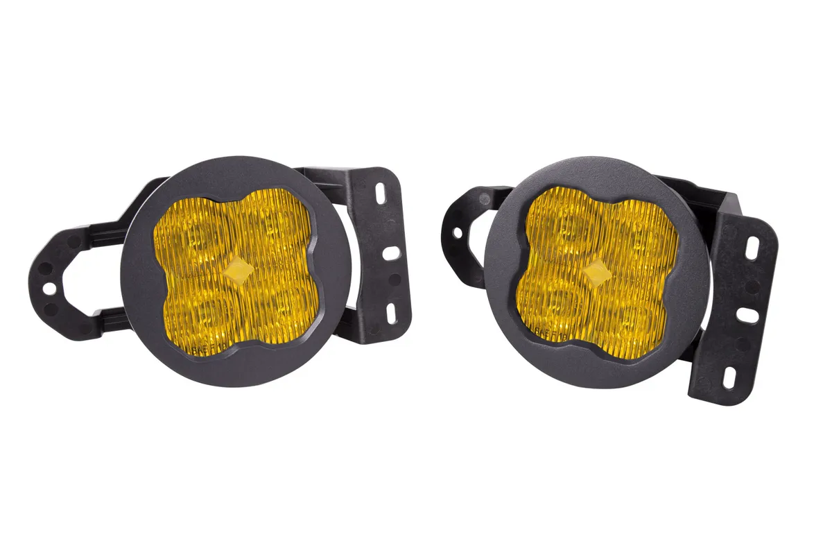 Diode Dynamics SS3 Sport Type MS Fog Light Kit, ABL Yellow - SAE Fog - JT/JL Sport product image