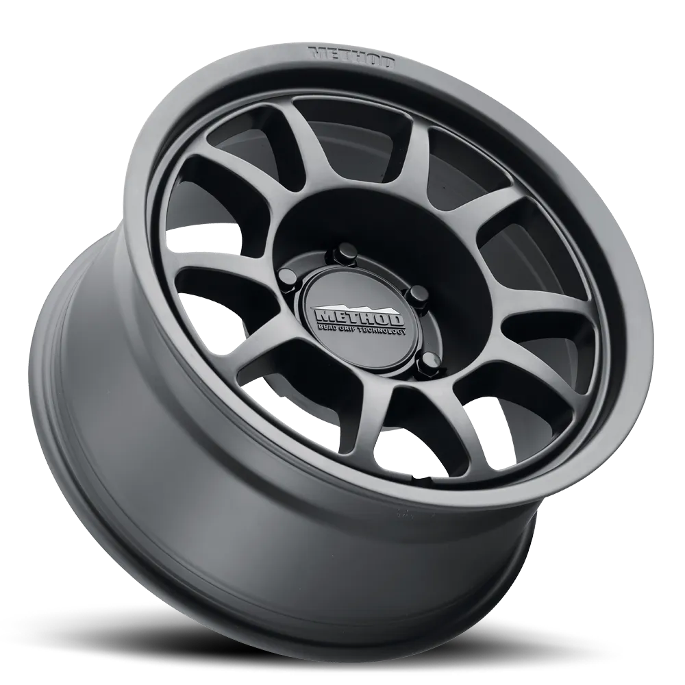 Method Race Wheels Aluminum Wheels 17x8.5 Bead Grip MR702 Bolt Pattern 6 On 139.7 Offset 0 Lip Size 1.18 Matte Black MB Method