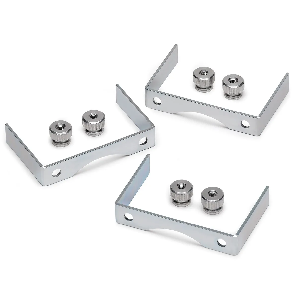 Autometer 2226 Gauge Bracket Kit, 2 5/8, Aluminum, Qty 3 product image
