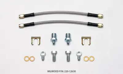 Wilwood Brakes Wilwood Flexline Kit D52 Caliper 10in w Banjo 10mm -38-24 Chassis