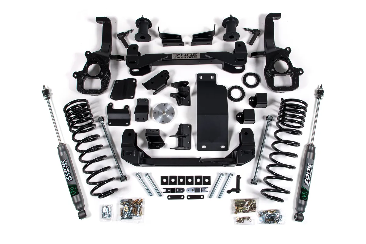 19-23 RAM 1500 4WD 4 Inch Front 3 Inch Rear Lift Kit FOX Shocks Zone Offroad product image