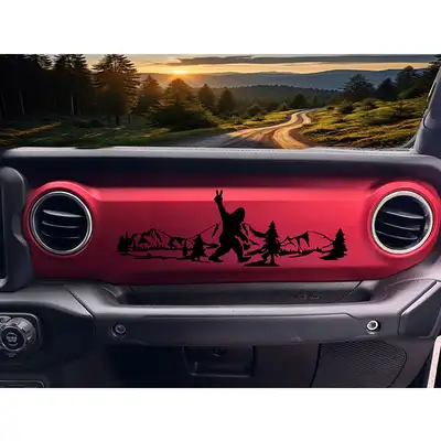 Under The Sun Inserts Yeti Dashboard Decal