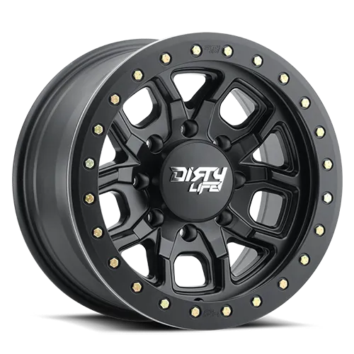 Dirty Life DT-1 9303 Series Beadlock Wheel, 17x9 8x6.5 -12mm - Matte Black product image