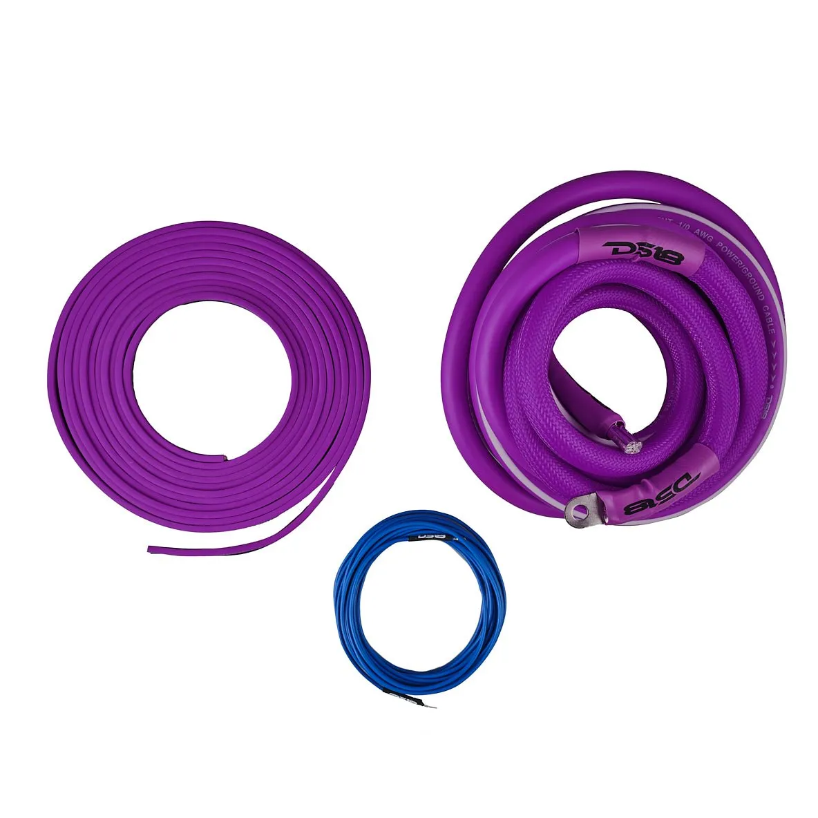 0-GA Amplifier Installation Wiring Kit - Purple product image