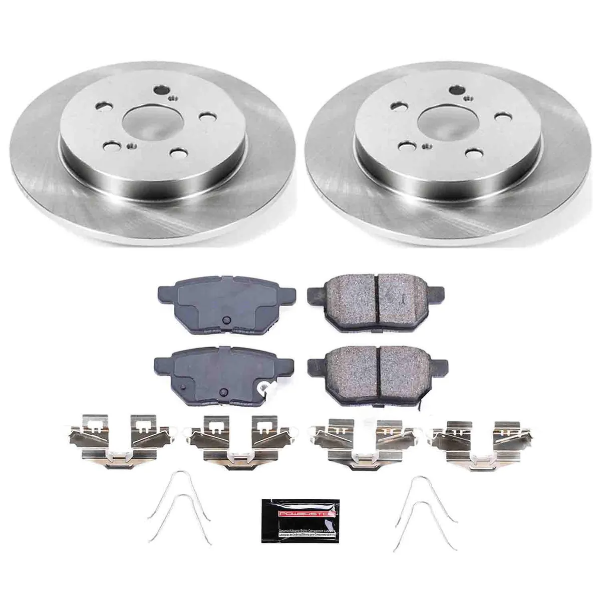 Autospecialty Brake Kit Rear 2011-2017 Lexus Ct200h 2010-2018 Toyota Prius 2012-2015 Toyota Prius Plu product image