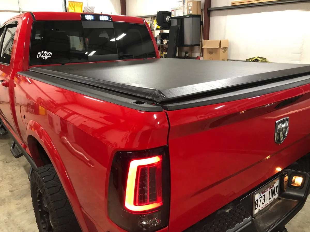 Dodge 09-18 RAM 1500 And 10-18 RAM 25003500 Oled Tail Lights Replaces Factory OEM Halogen Tail Lights - Smoked Lens product image