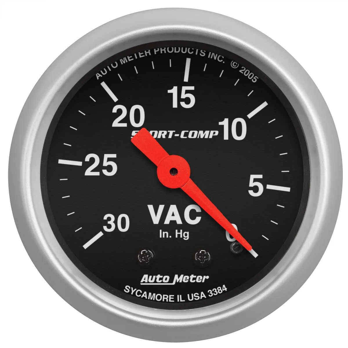 Gauge, Vacuum, 2 1/16", 30inHg, Mechanical, Sport-Comp product image