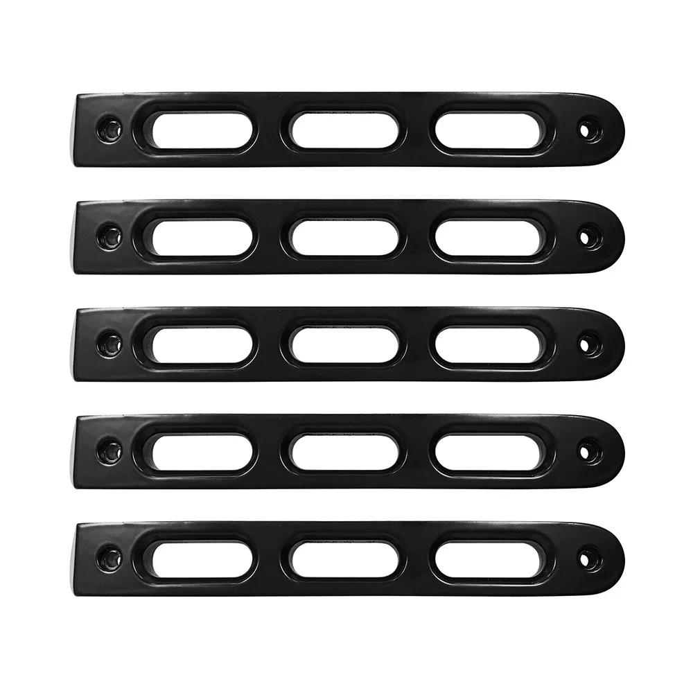 DV8 Offroad D-JP-190026-BK-5 Black Slot Door Handle Insert; 5-Pieces product image