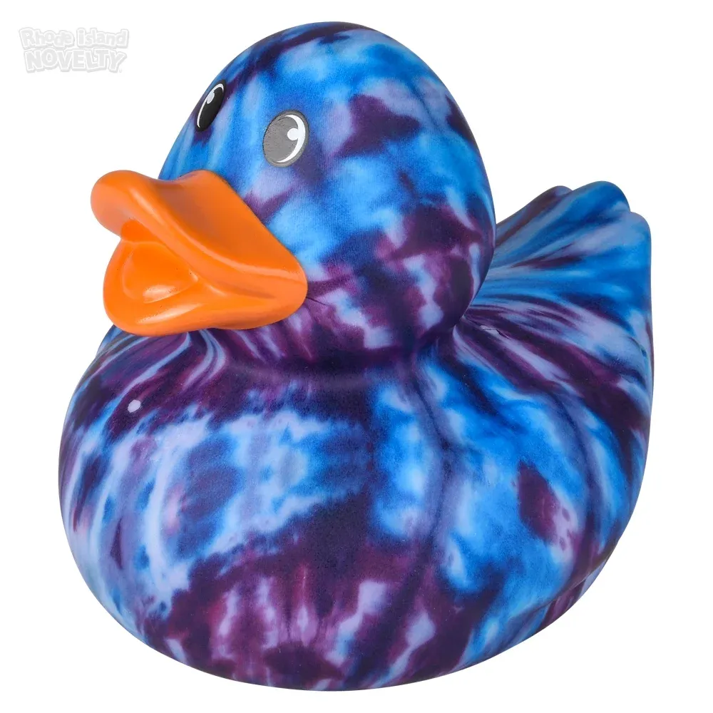 Big Tie Dye Rubber Duckies 6\" product image