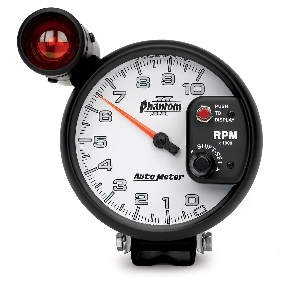 Gauge, Tachometer, 5", 10k RPM, Pedestal w/ ext. Shift-Lite, Phantom II product image