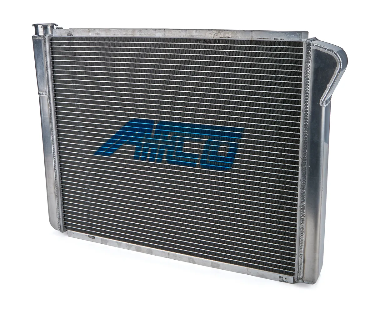 AFCO Racing Radiator, Universal Inlet, Single Pass, 19" Tall x 26" Wide