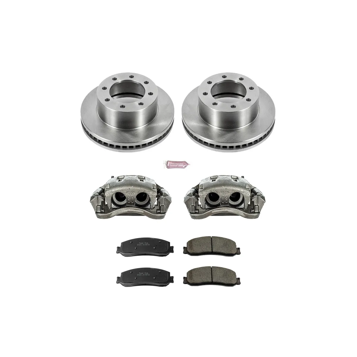 Z17 Direct Replacement Kit: Rotors; Ceramic Pads; Calipers product image