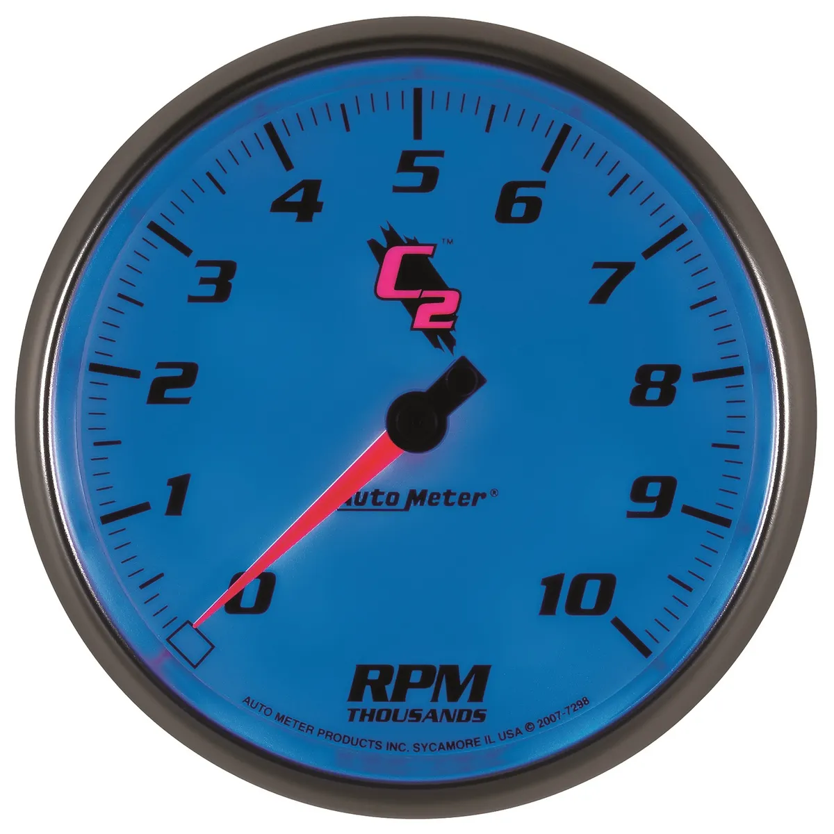 Gauge, Tachometer, 5", 10k RPM, In-Dash, C2 product image